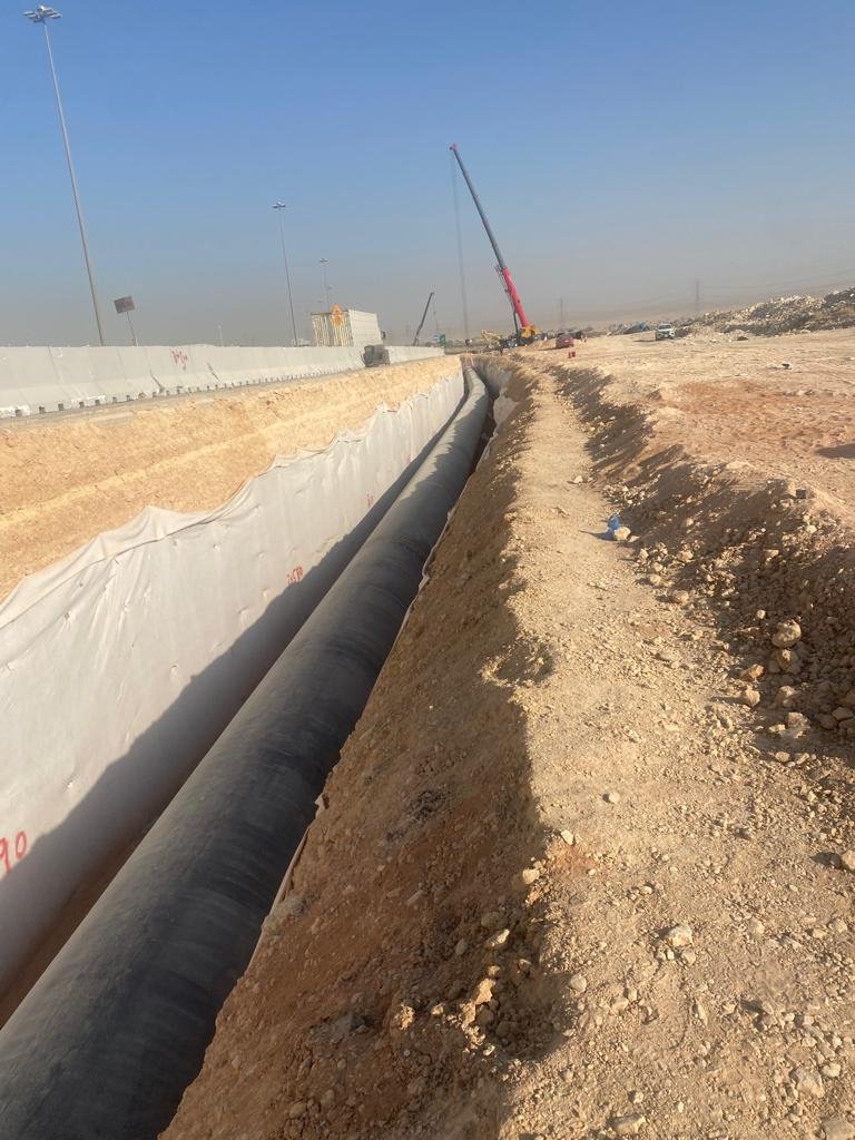 ﻣﺸﺮوع ﺗﻮرﻳﺪ وﺗﻨﻔﻴﺬ ﻧﻈﺎم ﻧﻘﻞ اﻟﻤﻴﺎه ﻣﻦ ﺣﻘﻞ ﻣﻴﺎه اﻟﻄﻔﻴﺢ اﻟﻰ ﺧﺰاﻧﺎت ﻣﺤﻄﺎت اﻟﺠﺒﻴﻞ