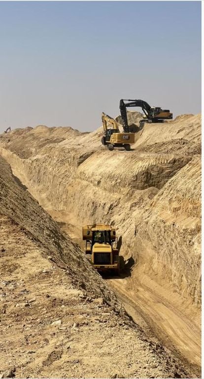 صورة مشروع ﻣﺸﺮوع ﺗﻮرﻳﺪ وﺗﻨﻔﻴﺬ ﻧﻈﺎم ﻧﻘﻞ اﻟﻤﻴﺎه ﻣﻦ ﺣﻘﻞ ﻣﻴﺎه اﻟﻄﻔﻴﺢ اﻟﻰ ﺧﺰاﻧﺎت ﻣﺤﻄﺎت اﻟﺠﺒﻴﻞ