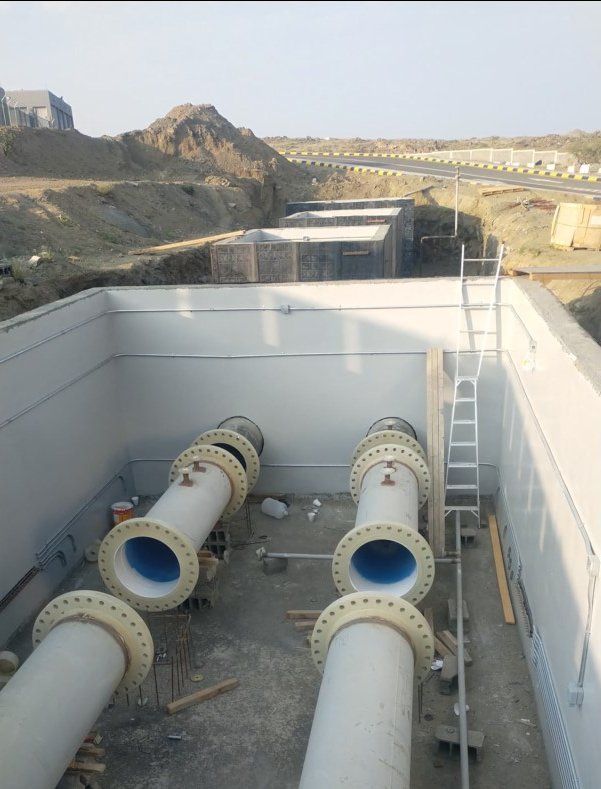 ﻣﺸﺮوع ﻧﻈﺎم ﻧﻘﻞ ﻣﻴﺎه ﺧﻂ ﺗﻐﺬﻳﺔ أﺑﻬﺎ اﻟﺤﻀﺮﻳﺔ