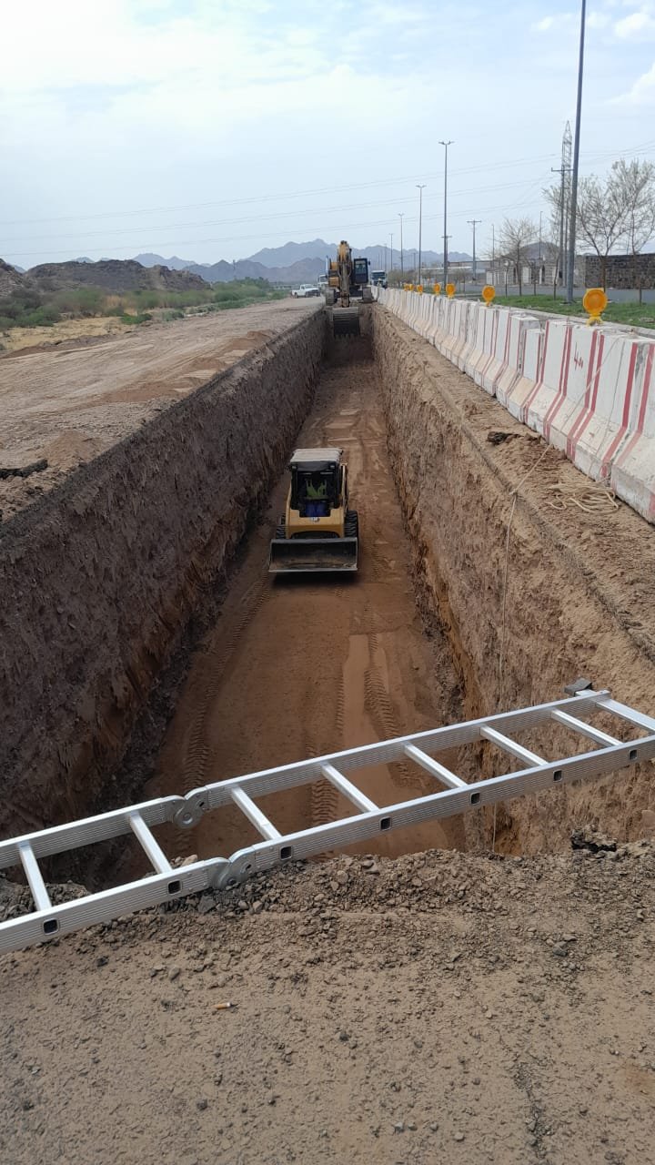 صورة مشروع ﻣﺸﺮوع اﻧﺸﺎء ﻣﺤﻄﺔ اﻟﻤﻌﺎﻟﺠﺔ ﻟﻤﻴﺎه اﻟﺼﺮف اﻟﺼﺤﻲ واﻟﺨﻄﻮط اﻟﻨﺎﻗﻠﺔ ﻷﻏﺮاض اﻟﺮي اﻟﺰراﻋﻲ ﺑﺎﻟﻤﺪﻳﻨﺔ اﻟﻤﻨﻮرة